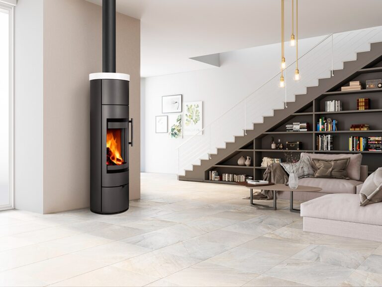 Kaminska peč na drva ALEA 01 A - keramična obloga