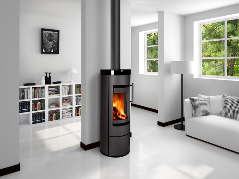 Kaminska peč na drva ALEA 01 - keramična obloga