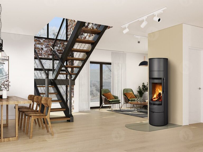 Kaminska peč na drva ALEA 03 A - jeklena obloga