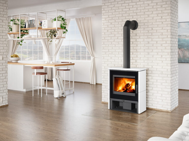 Kaminska peč na drva ALEDO G - keramična obloga