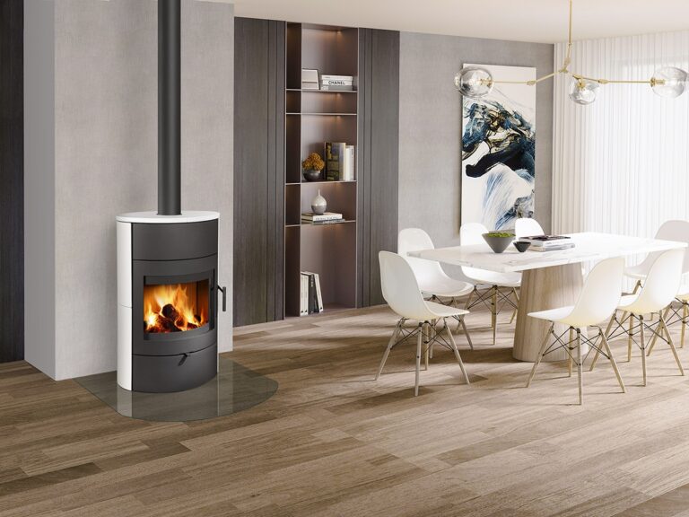 Kaminska peč na drva BURGOS 01 - keramična obloga