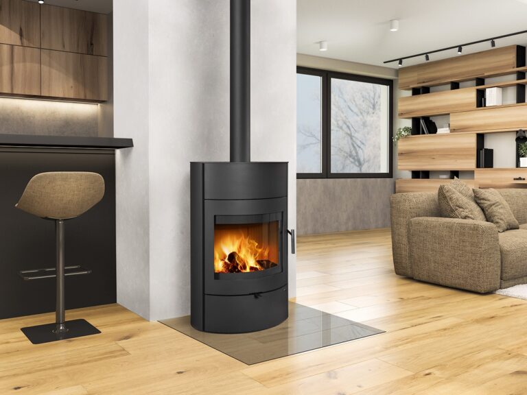 Kaminska peč na drva BURGOS 03 - jeklena obloga