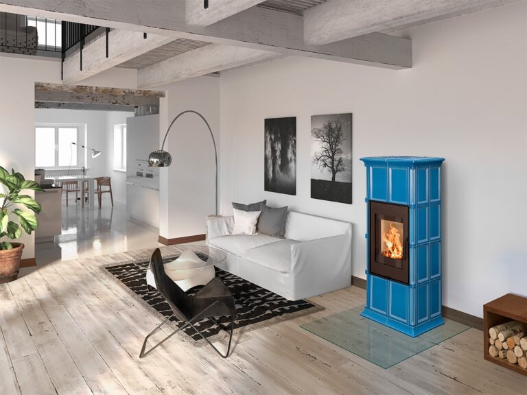 Kaminska peč na drva GREMIO 1 - keramična obloga