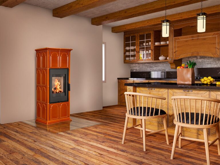 Kaminska peč na drva GREMIO 2 - keramična obloga