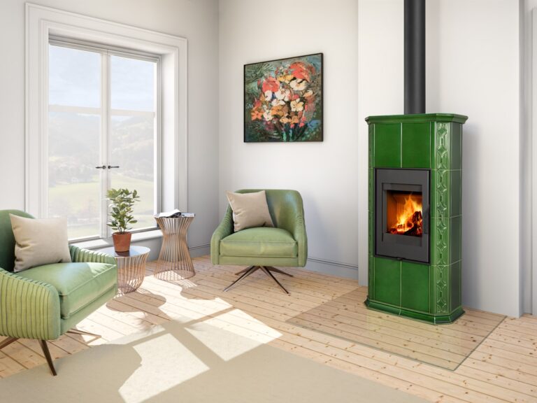 Kaminska peč na drva GREMIO 4 - keramična obloga