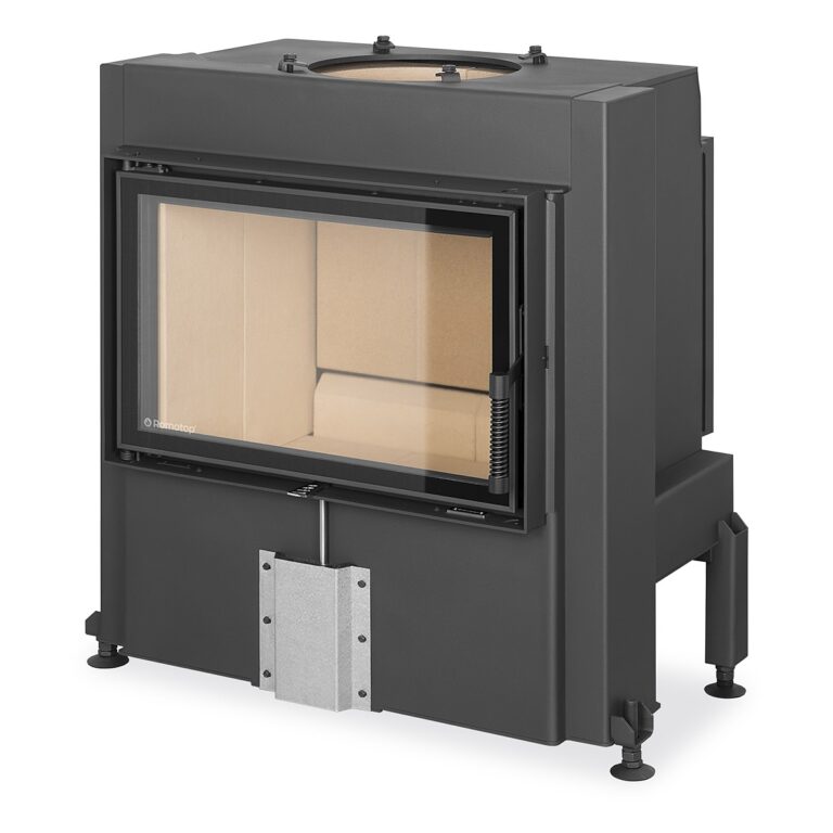 DYNAMIC B3G 66.44.01 - fireplace insert for long-lasting accumulation heating with double glazing and back stoking