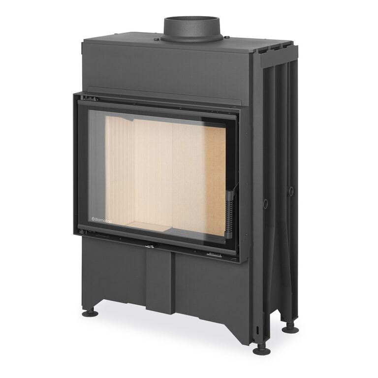 DYNAMIC 2G 66.50.13N - straight fireplace insert with triple glazing