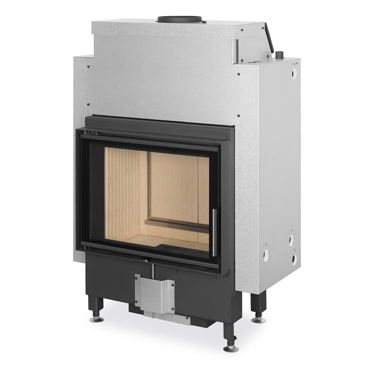 DYNAMIC WB 2g 66.50.01P - fireplace insert with back stoking, triple glazing and hot-water exchanger