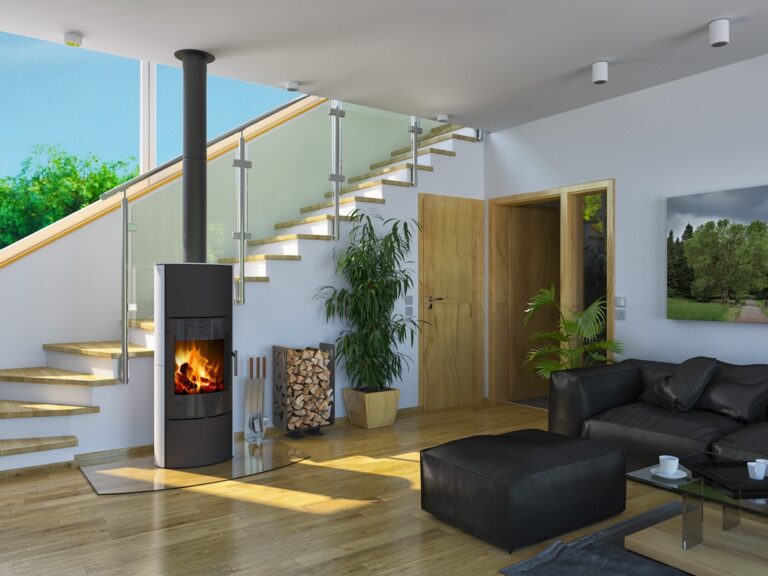 Kaminska peč na drva LAREDO 01 A - keramična obloga