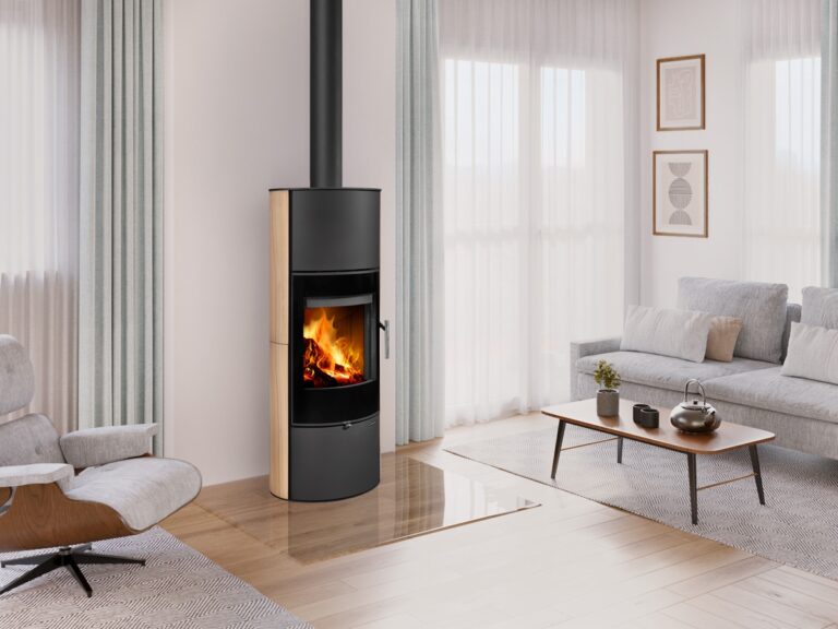 Kaminska peč na drva LAREDO 04 A - obloga iz naravnega kamna