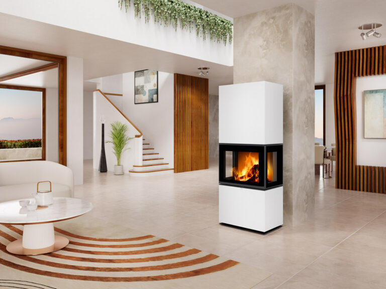 Gotovi kamin LERA C GH - keramična obloga