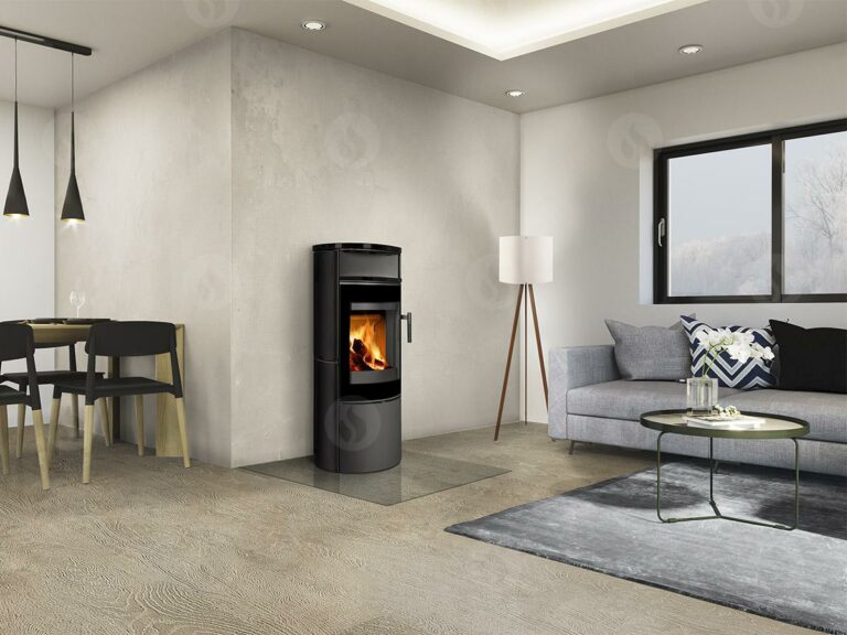 Kaminska peč na drva LUGANO 01 - keramična obloga