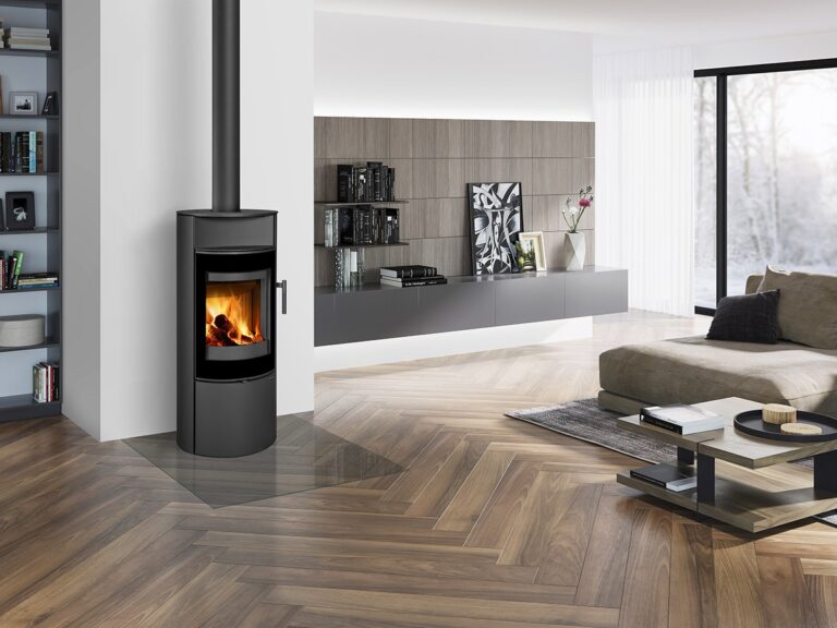 Kaminska peč na drva LUGANO 03 - jeklena obloga