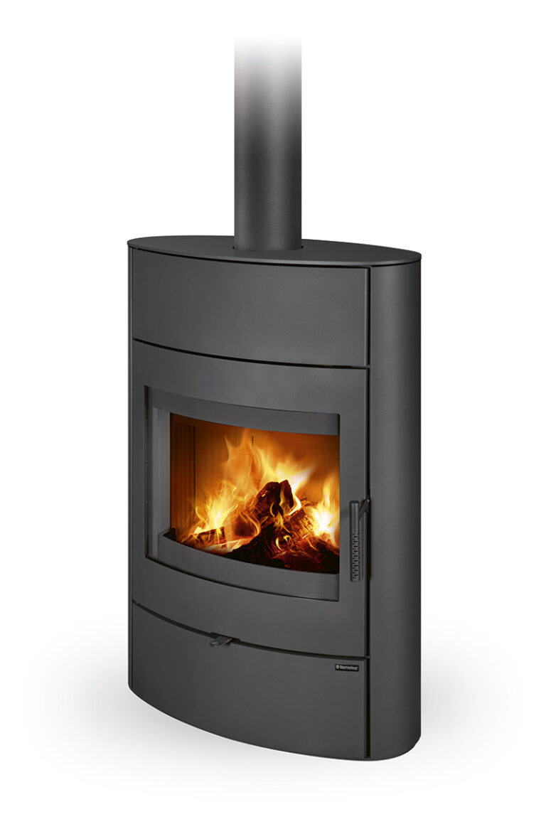 Kaminska peč na drva NAVIA H - jeklena obloga