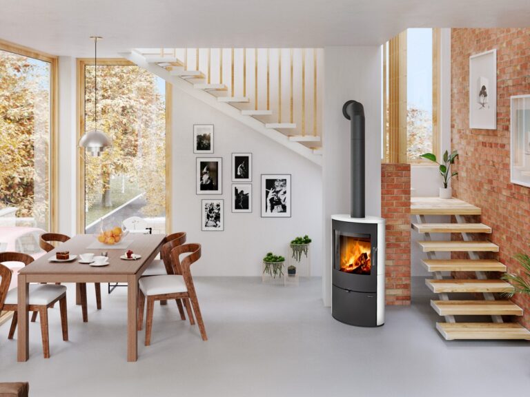 Kaminska peč na drva OVALIS 05 - keramična obloga