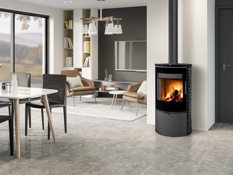 Kaminska peč na drva OVALIS G 01 - keramična obloga