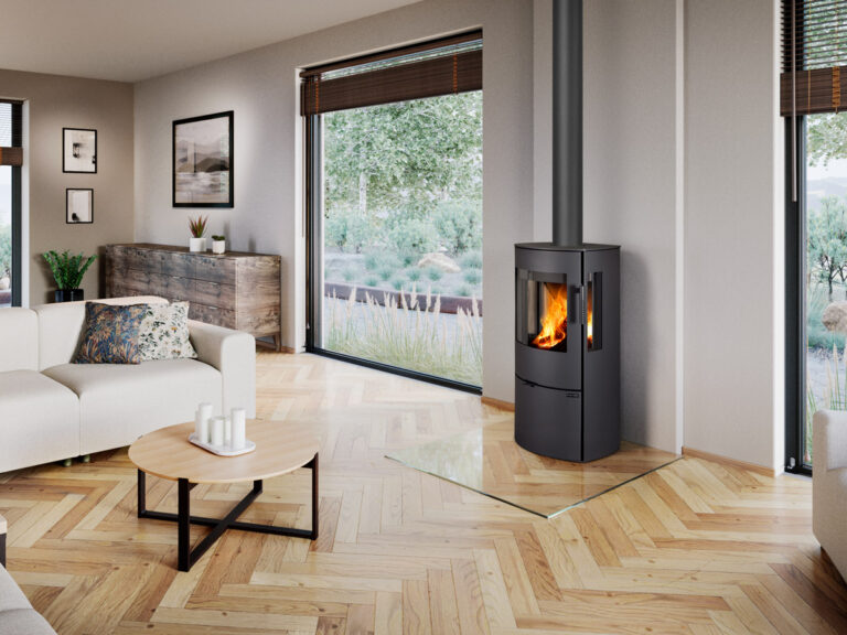 Kaminska peč na drva SEIDO 3S - jeklena obloga