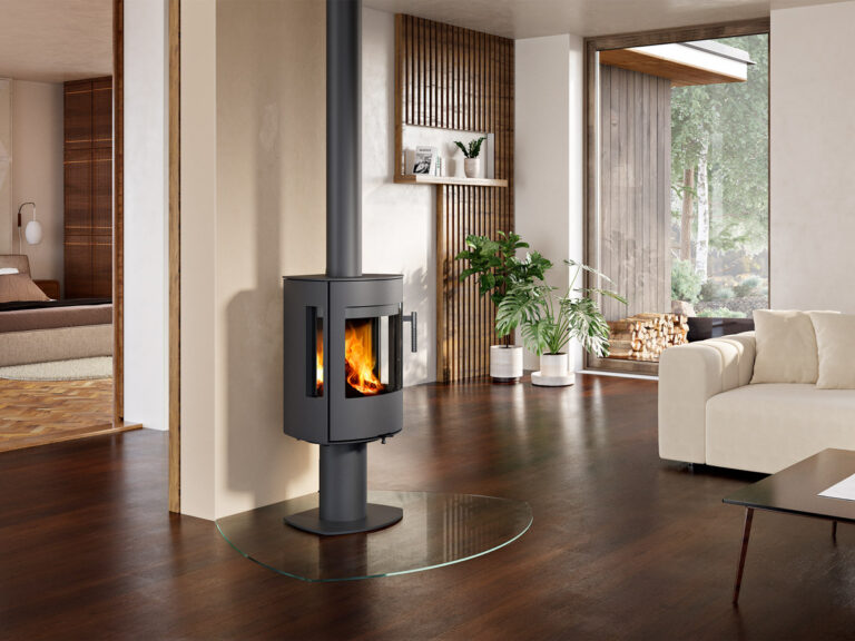 Kaminska peč na drva SEIDO T 3S - jeklena obloga