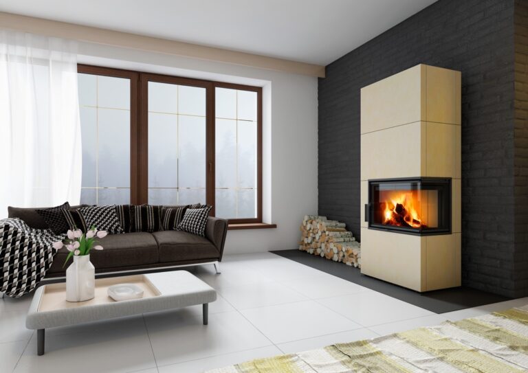 Gotovi kamin SOLID R - keramična obloga