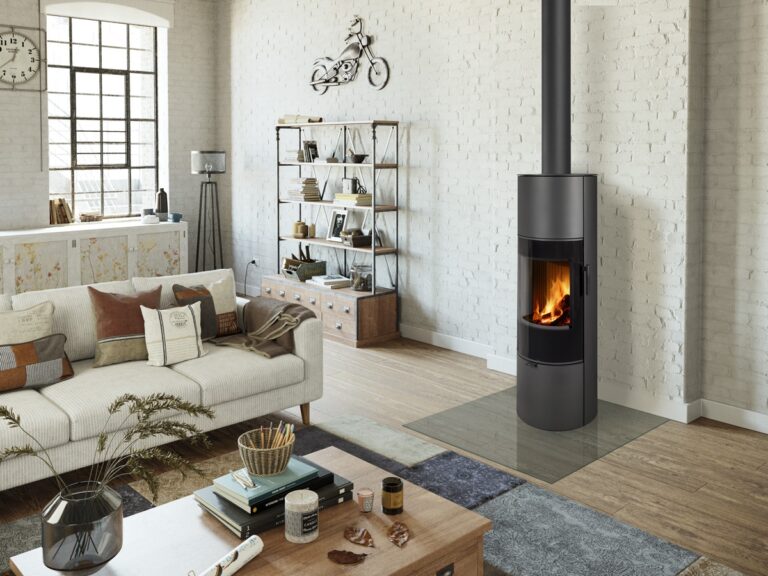 Kaminska peč na drva SORIA N 03 - jeklena obloga