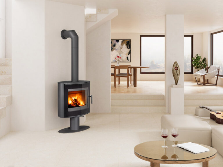 Kaminska peč na drva STROMBOLI G T - jeklena obloga