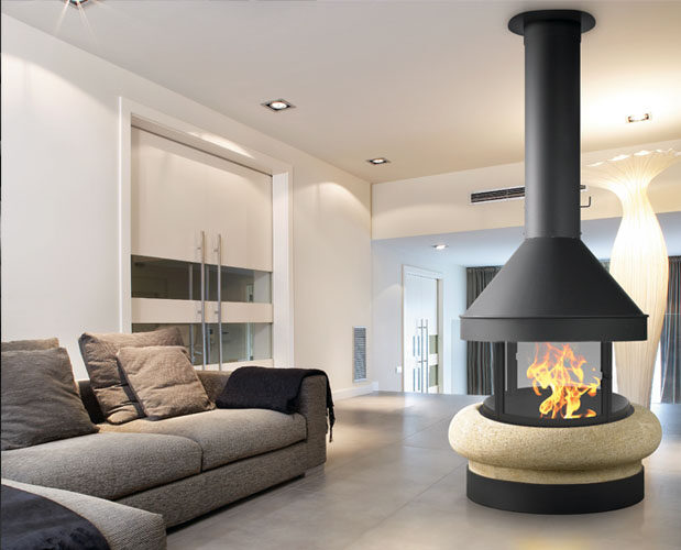 Kaminska peč na drva Zeus Central