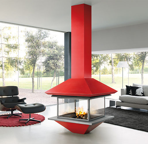 Kaminska peč na drva Gaia Central