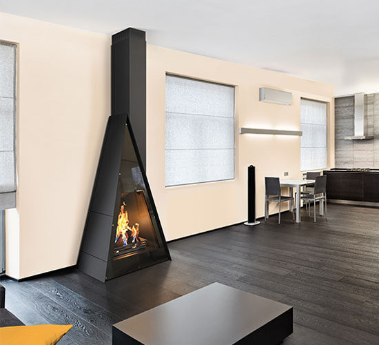 Kaminska peč na drva Breda Frontal