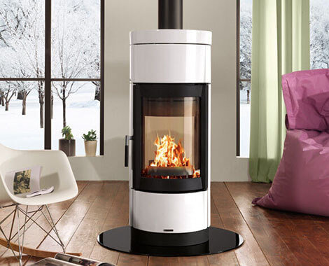 Kaminska peč na drva Stefany forno bii