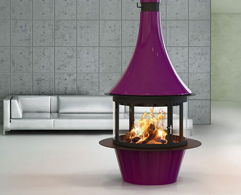 Kaminska peč na drva Lorena central