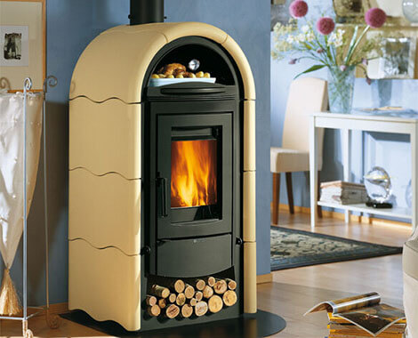 Kaminska peč na drva Stefany forno bii