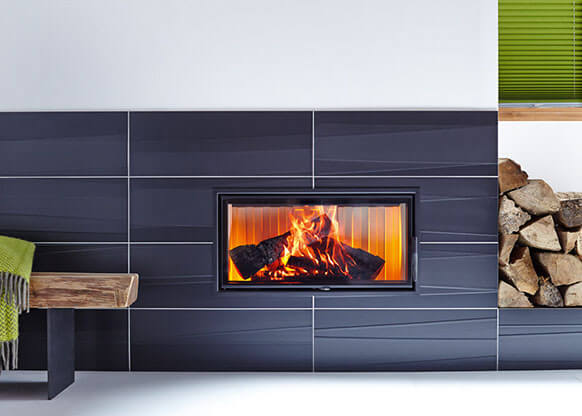 Ogrevanje s kaminskimi vložki na drva