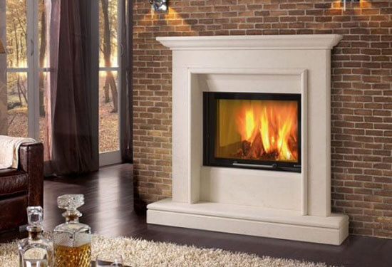 Toplovodni kamini na drva Termocamino 650 - Piano