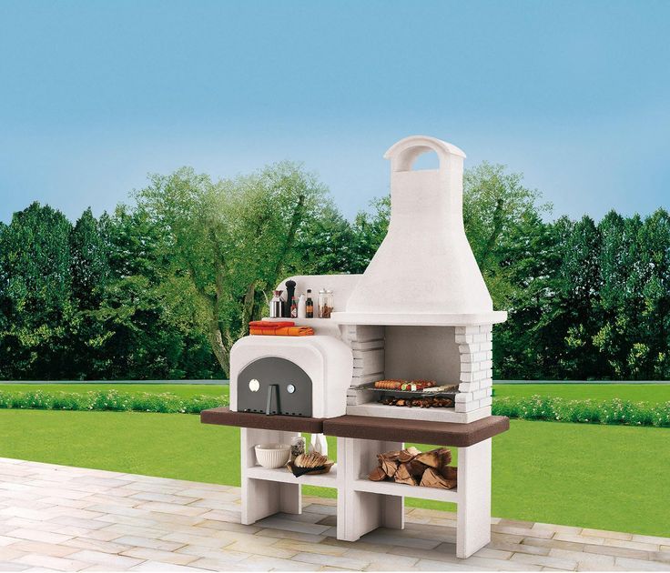 Vrtni kamin s krušno pečjo Palazzetti Grado