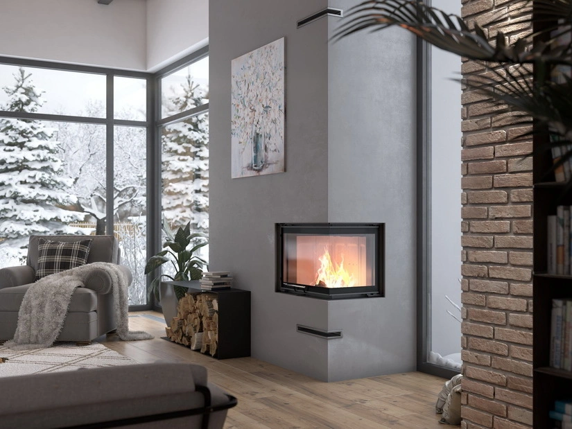 Defro Home Intra S BP G kamin v sodobnem notranjem oblikovanju