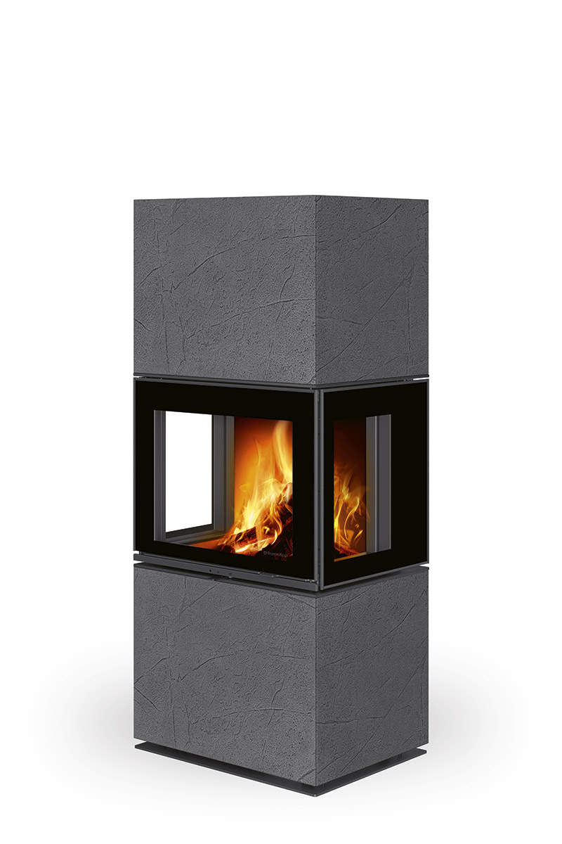 Tehnične podrobnosti in dimenzije kamina LERA C G thermaline